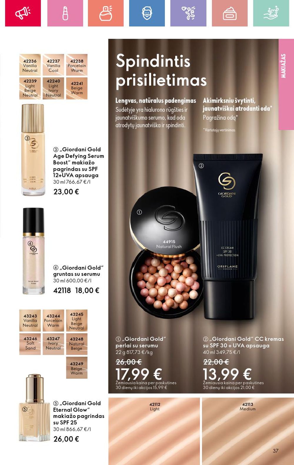 oriflame - ORIFLAME - Katalogas (2025 07 13 - 2025 08 02) - page: 37