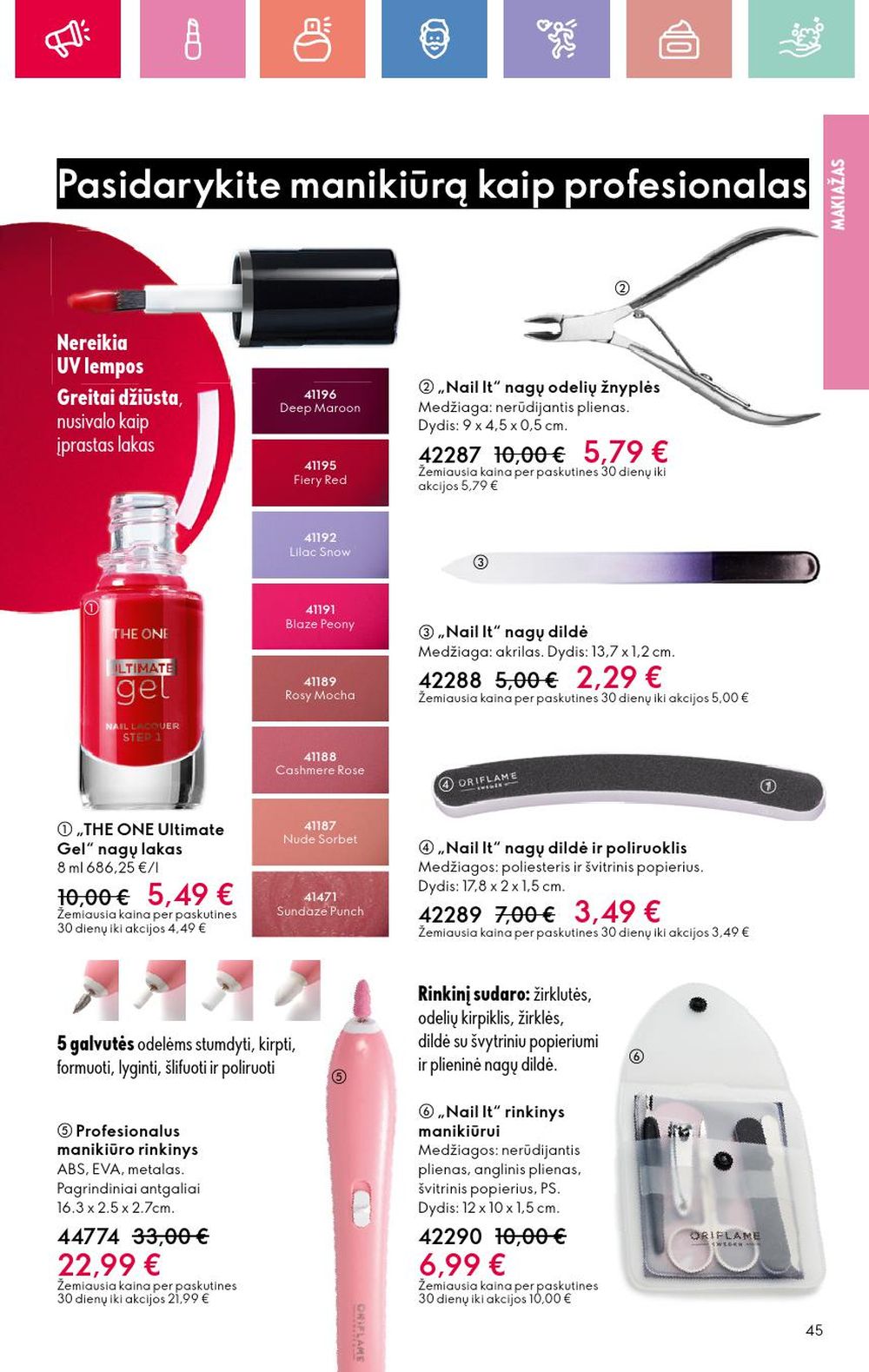 oriflame - ORIFLAME - Katalogas (2025 07 13 - 2025 08 02) - page: 45