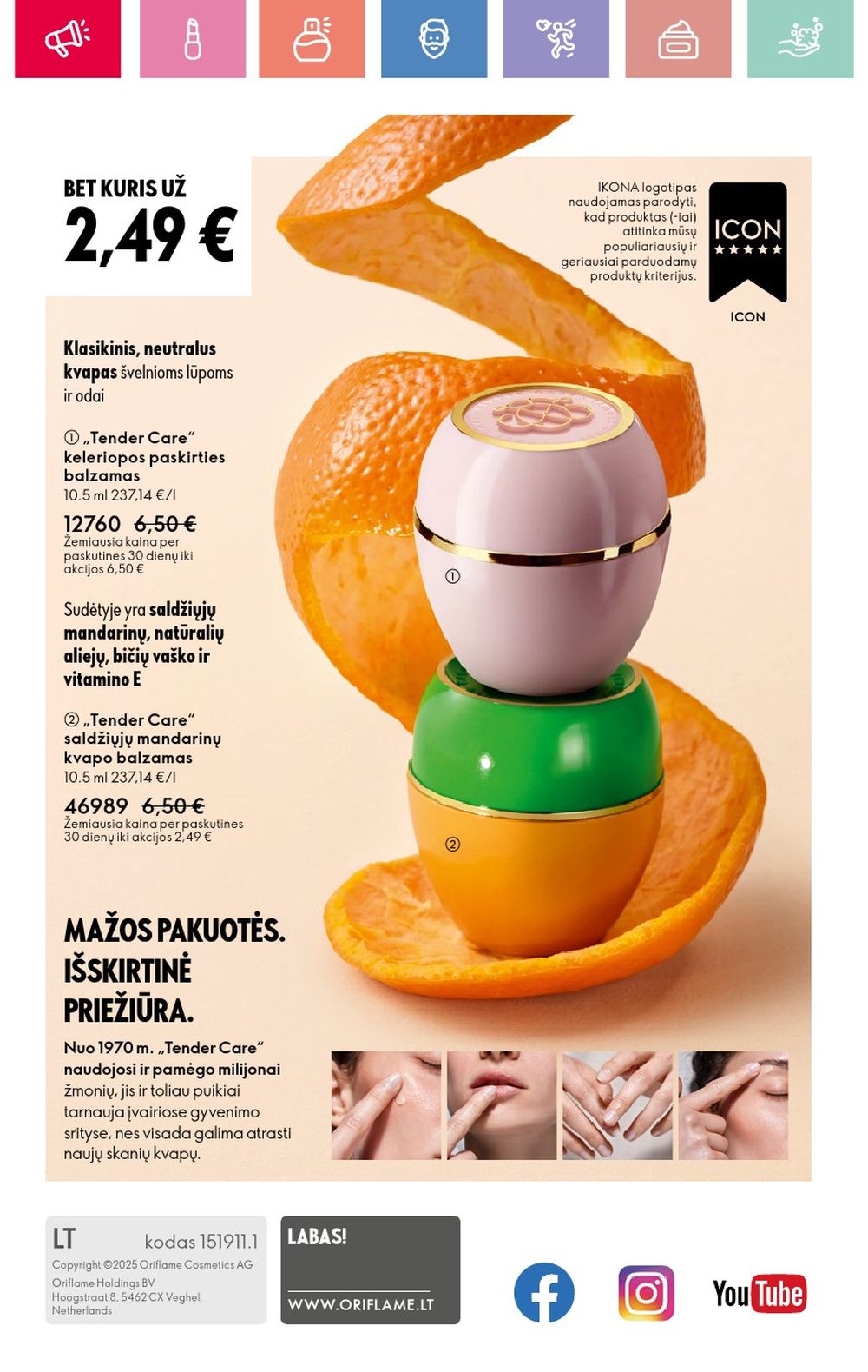 oriflame - ORIFLAME - Katalogas (2025 08 03 - 2025 08 23) - page: 164