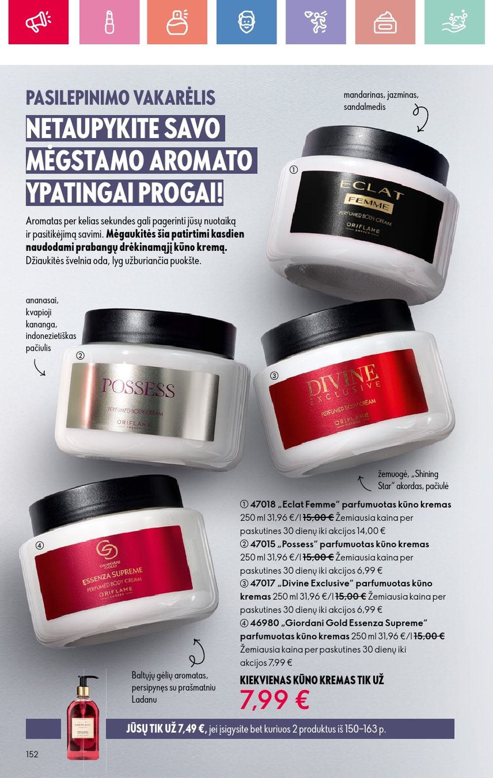 oriflame - ORIFLAME - Katalogas (2025 08 03 - 2025 08 23) - page: 152
