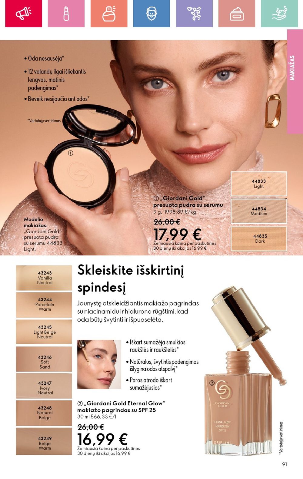 oriflame - ORIFLAME - Katalogas (2025 08 03 - 2025 08 23) - page: 91
