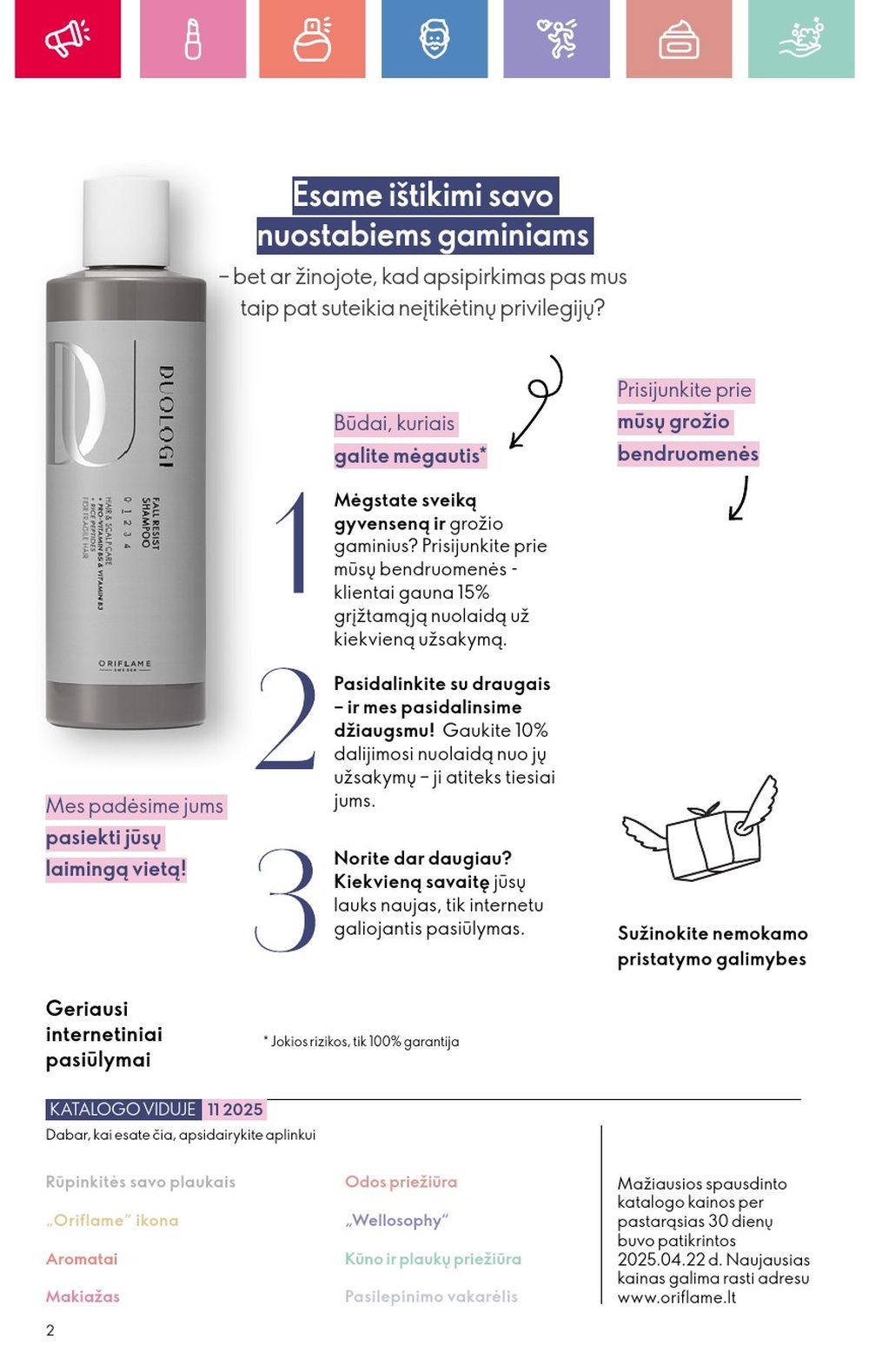 oriflame - ORIFLAME - Katalogas (2025 08 03 - 2025 08 23) - page: 2