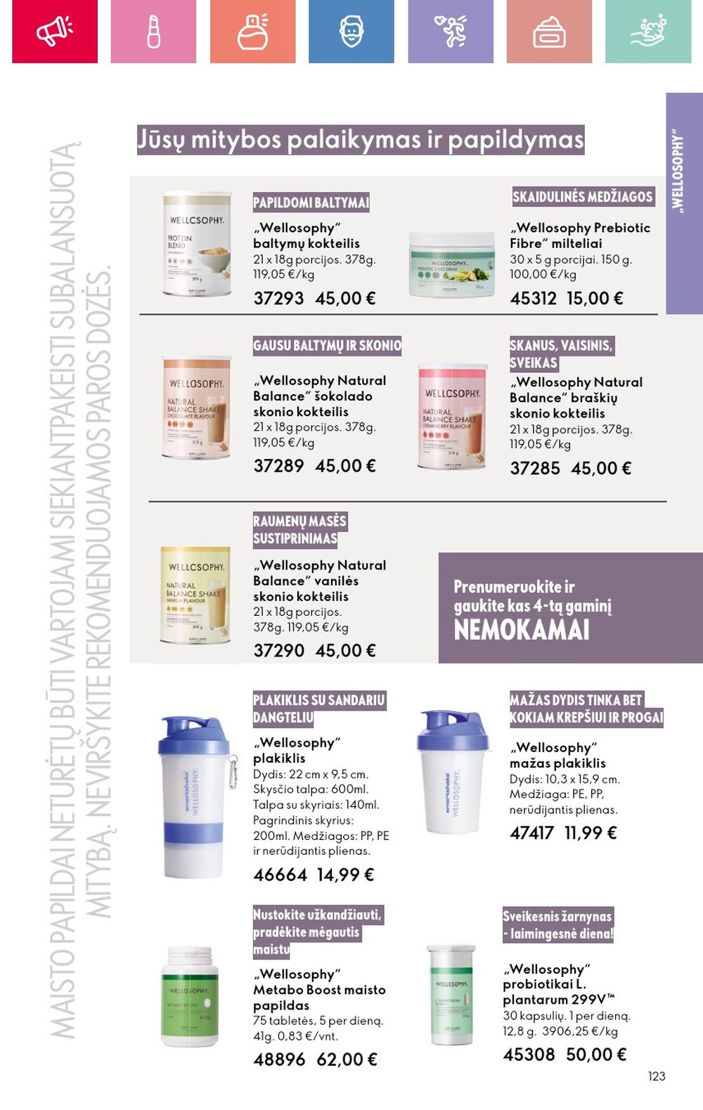 oriflame - ORIFLAME - Katalogas (2025 08 03 - 2025 08 23) - page: 123