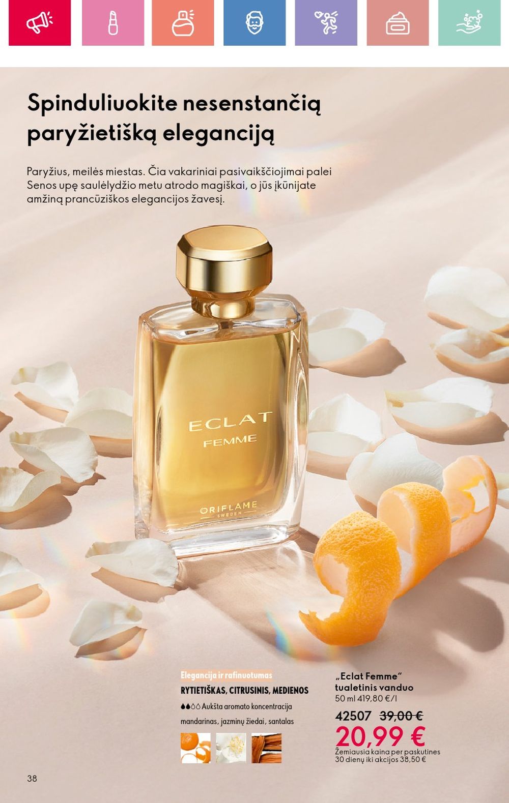 oriflame - ORIFLAME - Katalogas (2025 08 03 - 2025 08 23) - page: 38