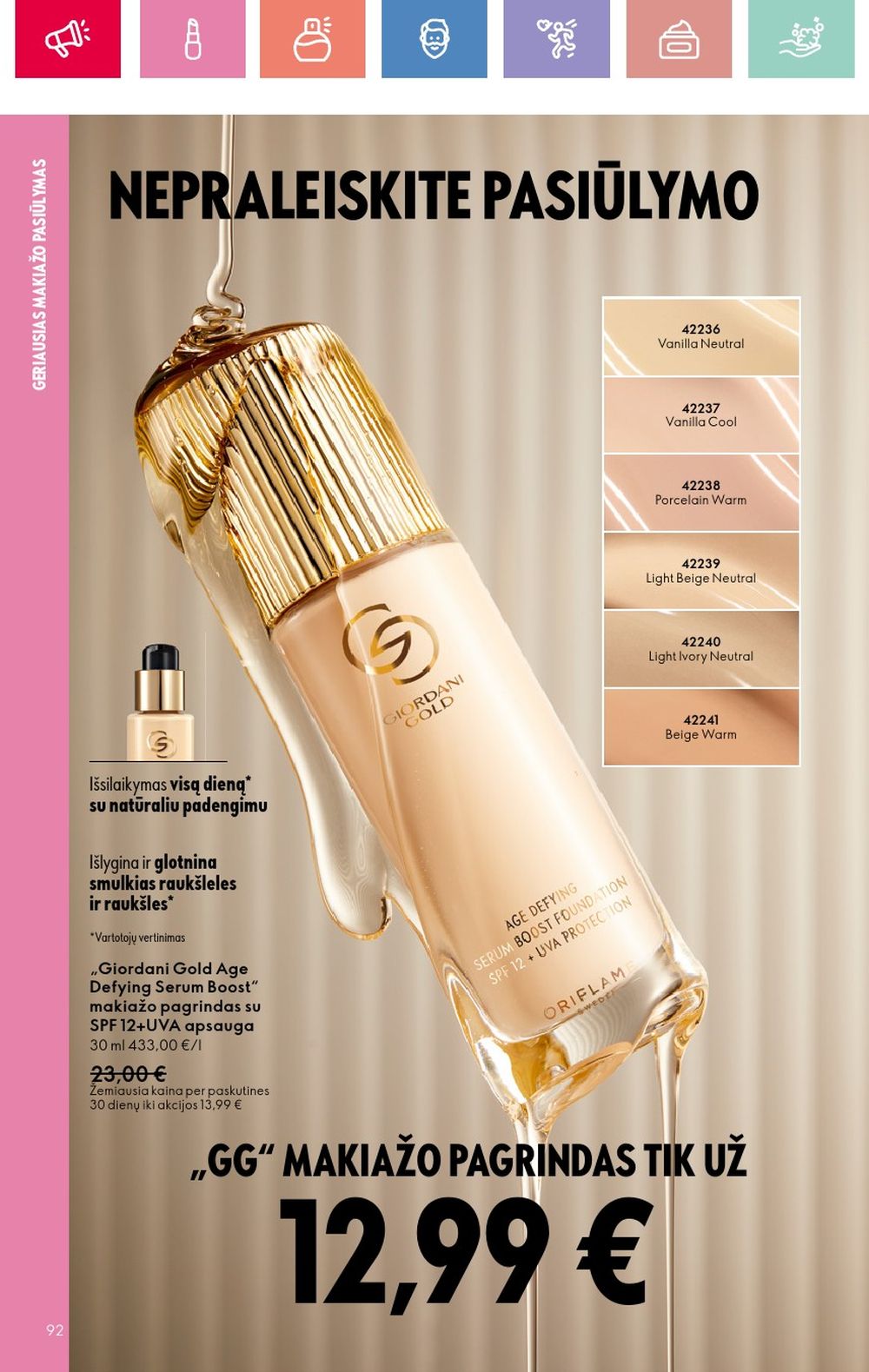 oriflame - ORIFLAME - Katalogas (2025 08 03 - 2025 08 23) - page: 92