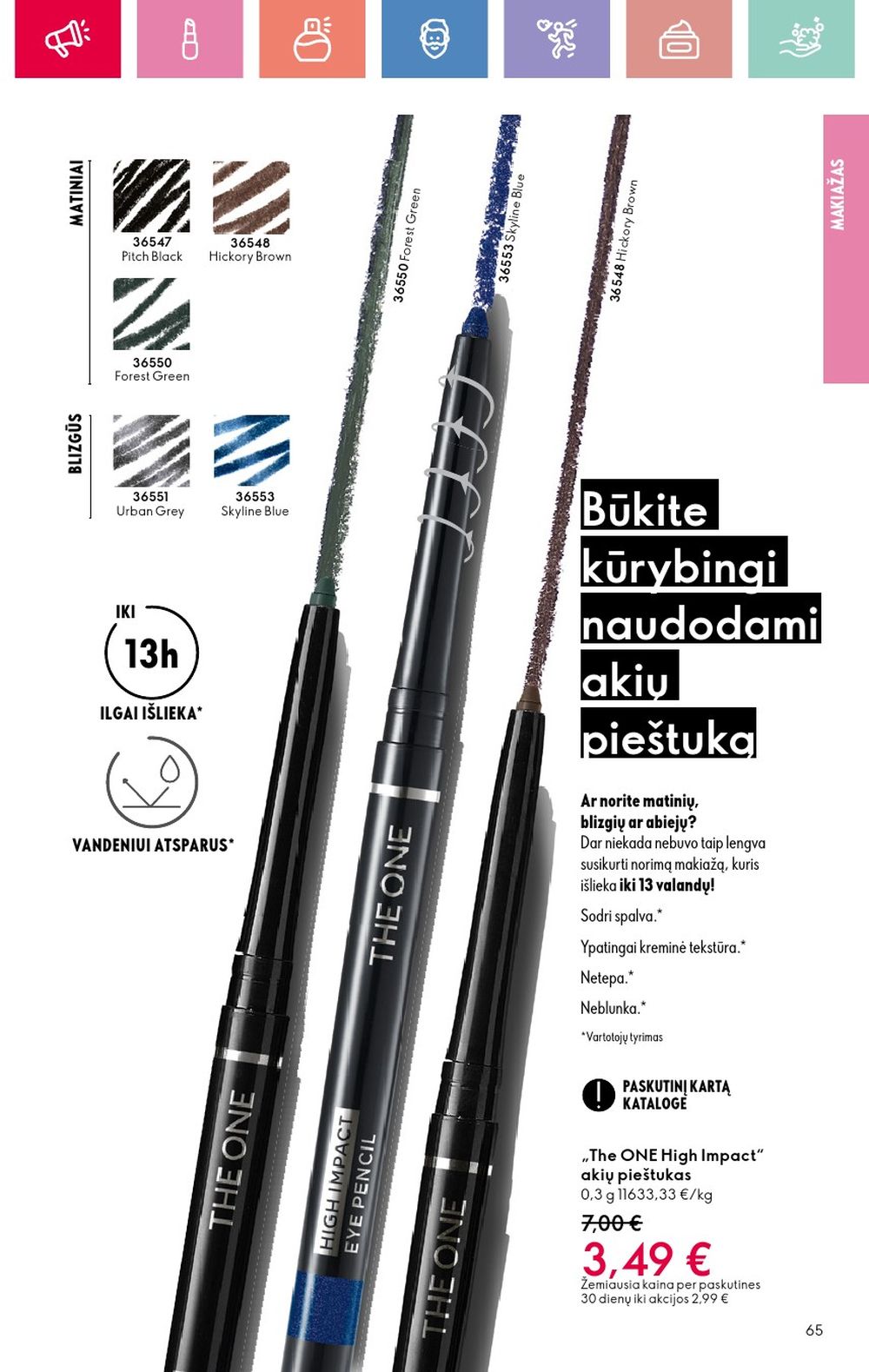 oriflame - ORIFLAME - Katalogas (2025 08 03 - 2025 08 23) - page: 65