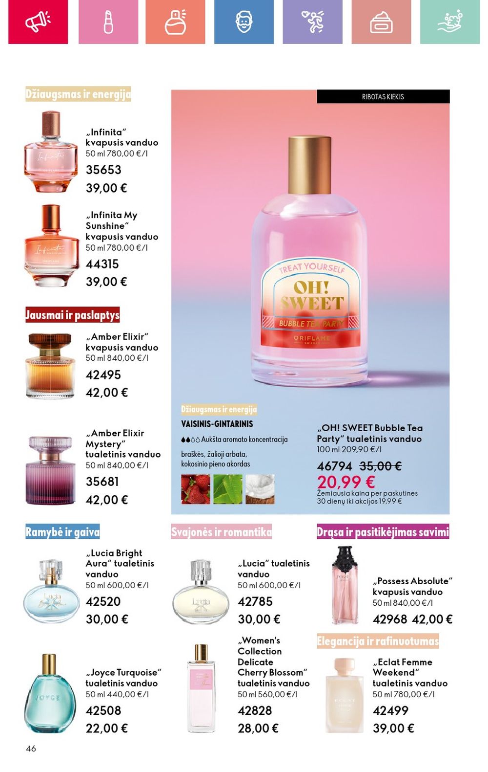 oriflame - ORIFLAME - Katalogas (2025 08 03 - 2025 08 23) - page: 46