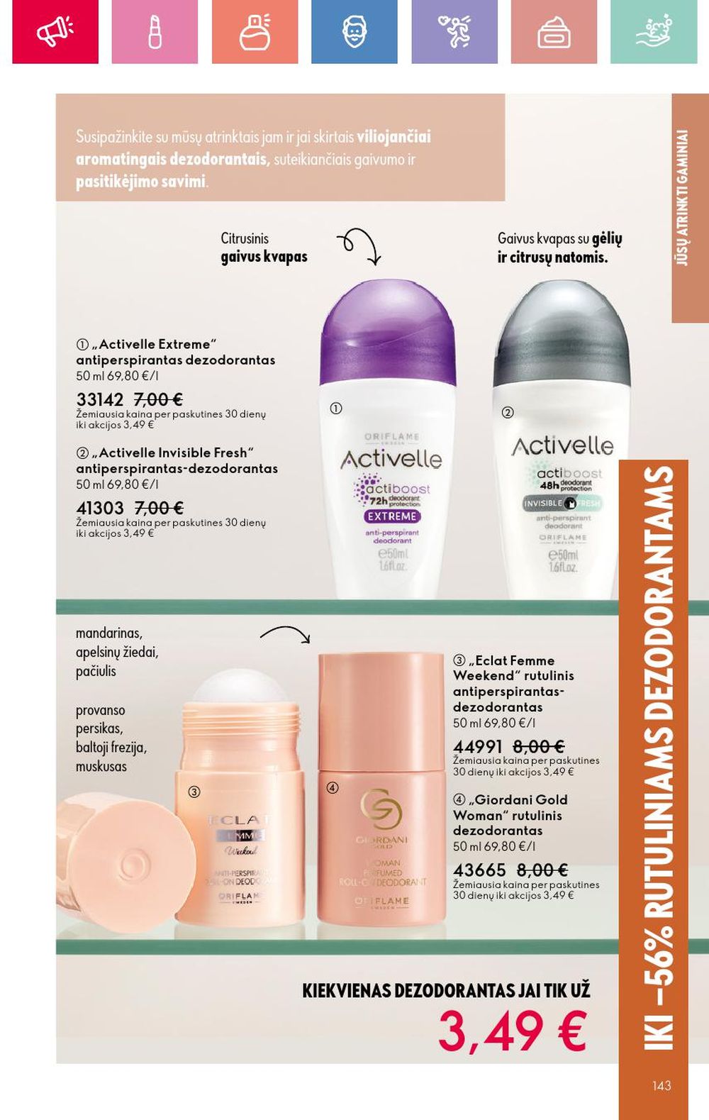 oriflame - ORIFLAME - Katalogas (2025 08 24 - 2025 09 13) - page: 143