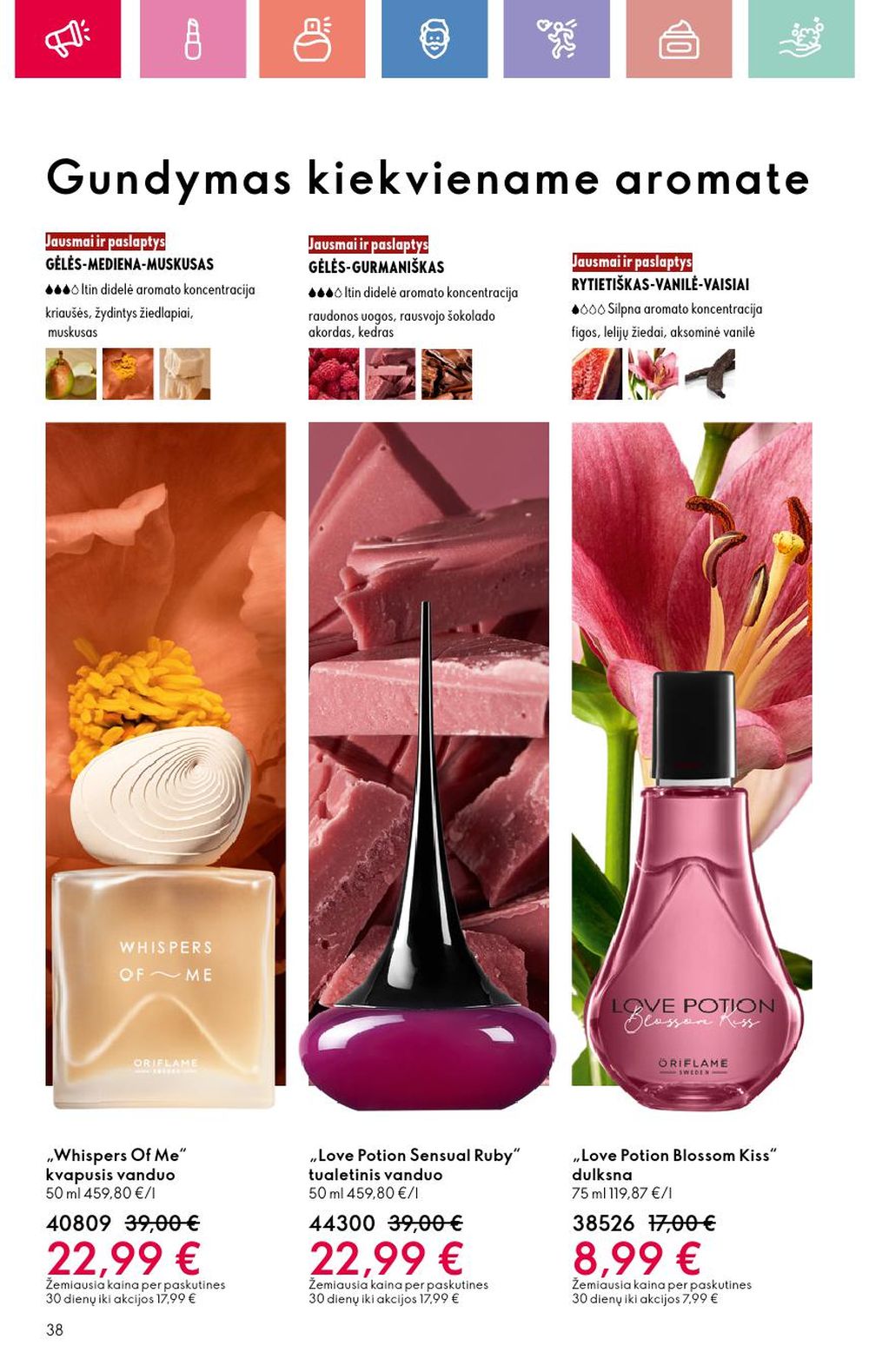 oriflame - ORIFLAME - Katalogas (2025 08 24 - 2025 09 13) - page: 38