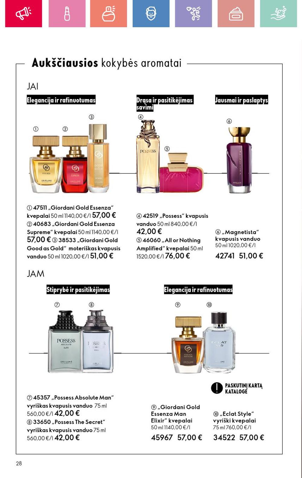 oriflame - ORIFLAME - Katalogas (2025 08 24 - 2025 09 13) - page: 28