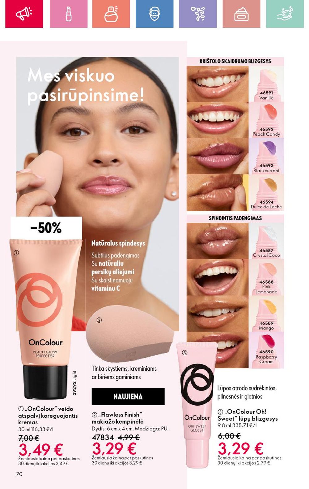 oriflame - ORIFLAME - Katalogas (2025 08 24 - 2025 09 13) - page: 70
