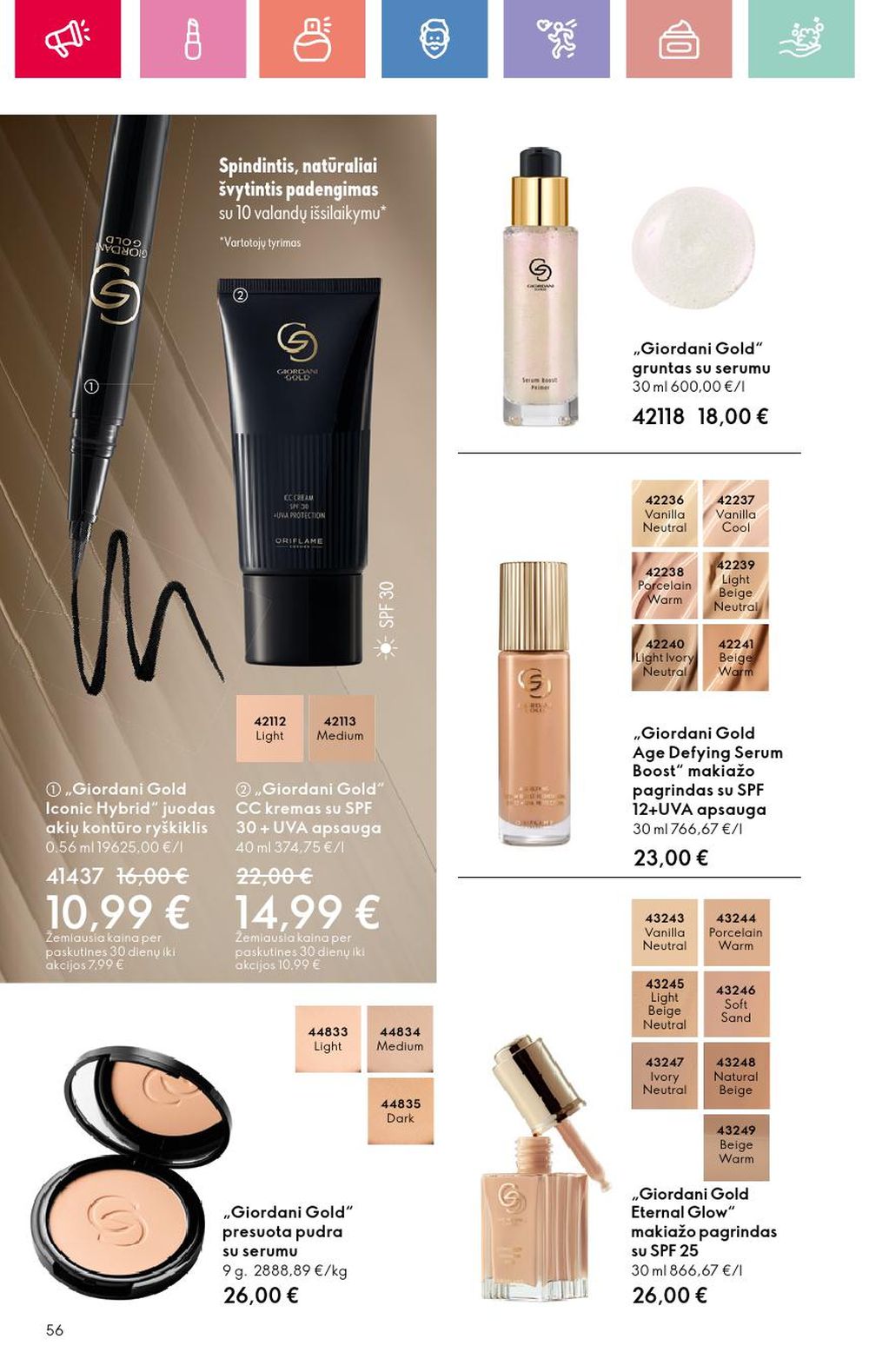 oriflame - ORIFLAME - Katalogas (2025 08 24 - 2025 09 13) - page: 56