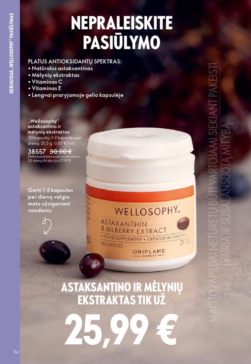 oriflame - ORIFLAME - Katalogas (2025 09 14 - 2025 10 07) - page: 114