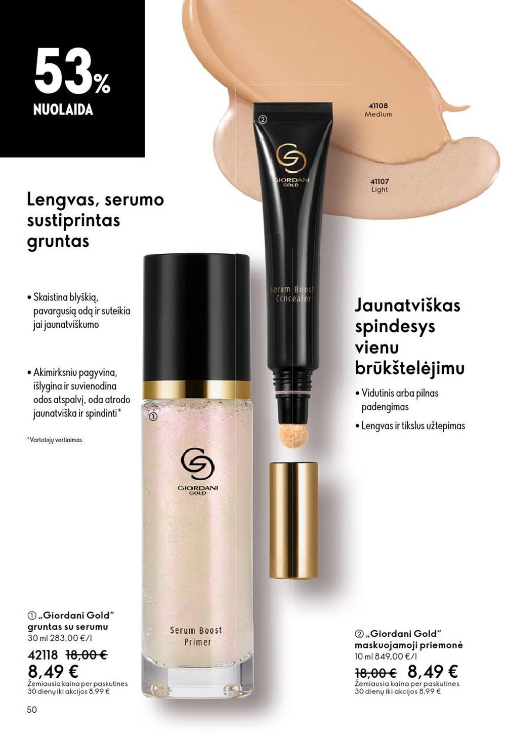 oriflame - ORIFLAME - Katalogas (2025 09 14 - 2025 10 07) - page: 50