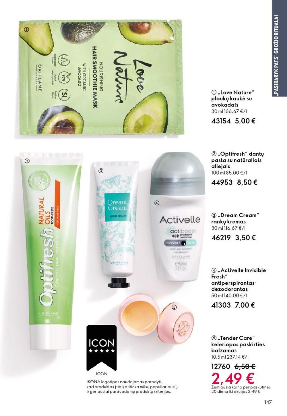 oriflame - ORIFLAME - Katalogas (2025 09 14 - 2025 10 07) - page: 147