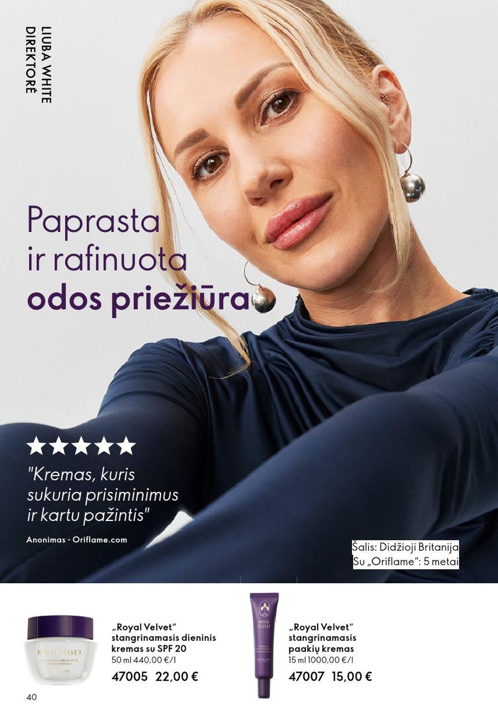 oriflame - ORIFLAME - Katalogas (2025 09 14 - 2025 10 07) - page: 40