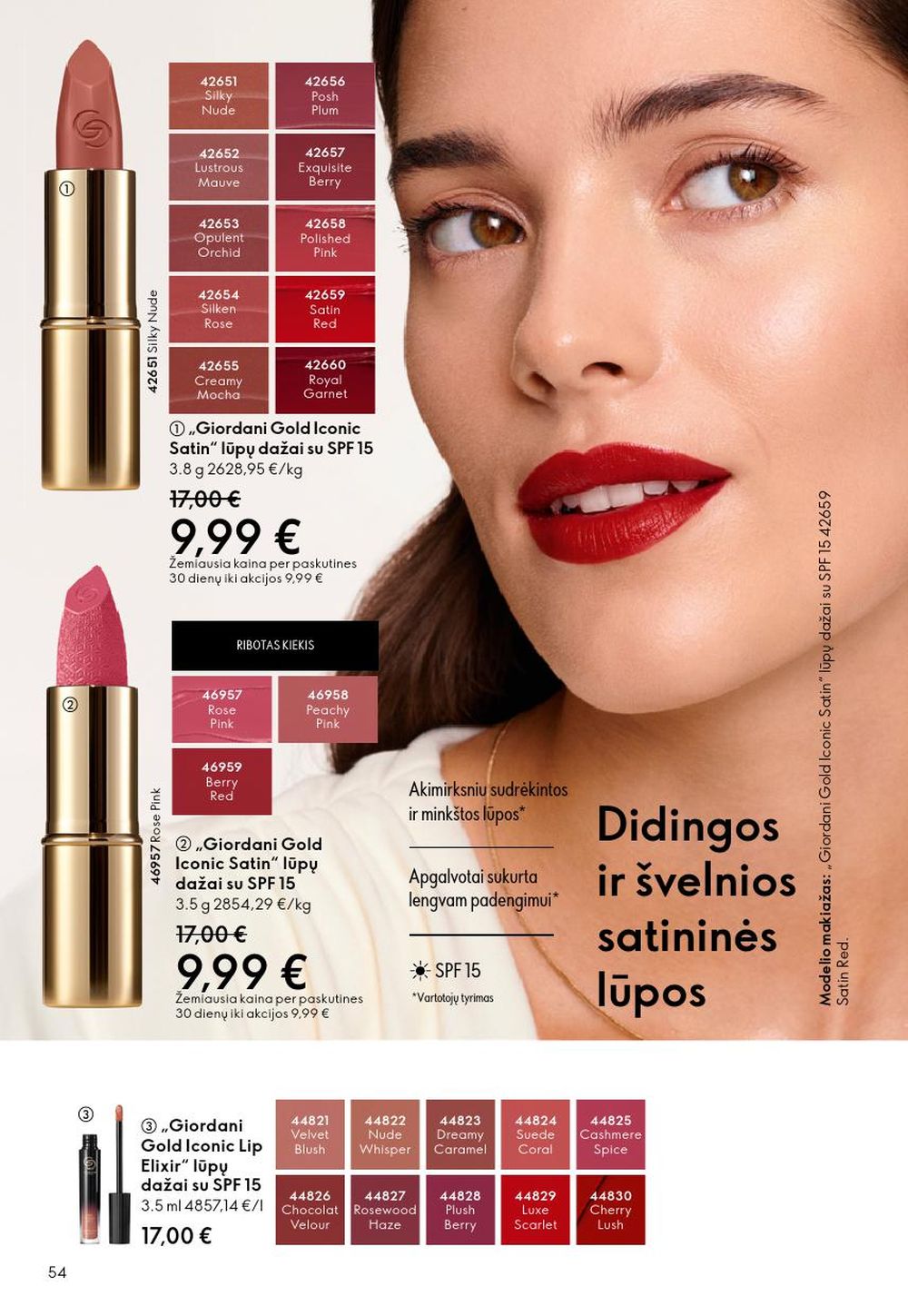 oriflame - ORIFLAME - Katalogas (2025 09 14 - 2025 10 07) - page: 54