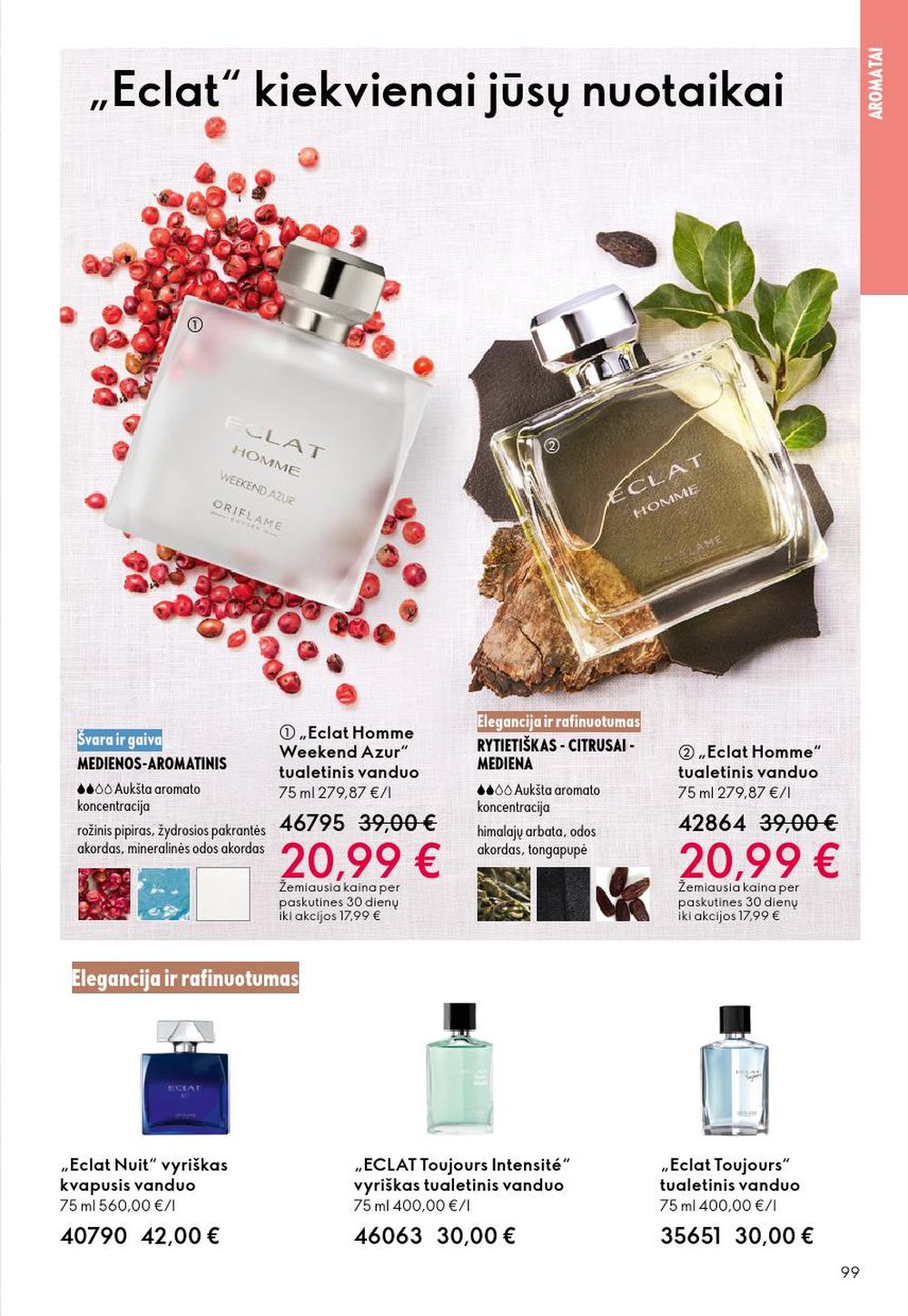 oriflame - ORIFLAME - Katalogas (2025 09 14 - 2025 10 07) - page: 99