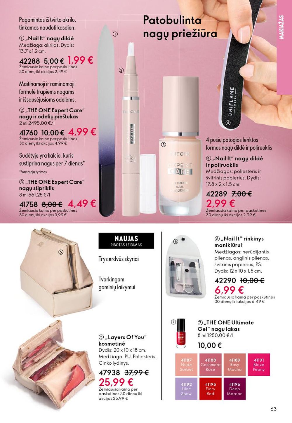 oriflame - ORIFLAME - Katalogas (2025 09 14 - 2025 10 07) - page: 63