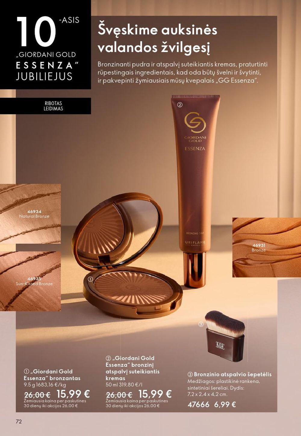 oriflame - ORIFLAME - Katalogas (2025 09 14 - 2025 10 07) - page: 72