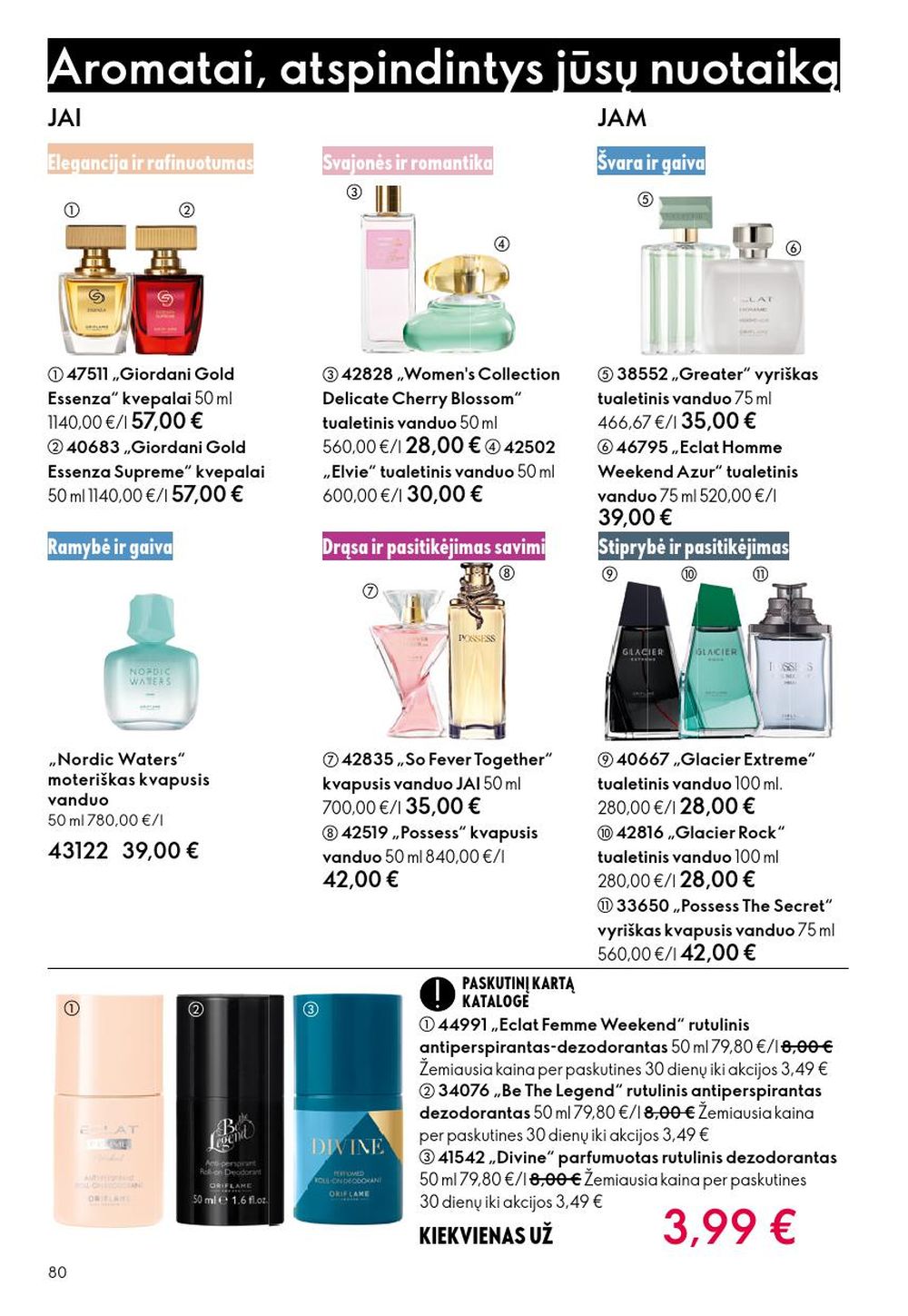 oriflame - ORIFLAME - Katalogas (2025 10 08 - 2025 10 28) - page: 80