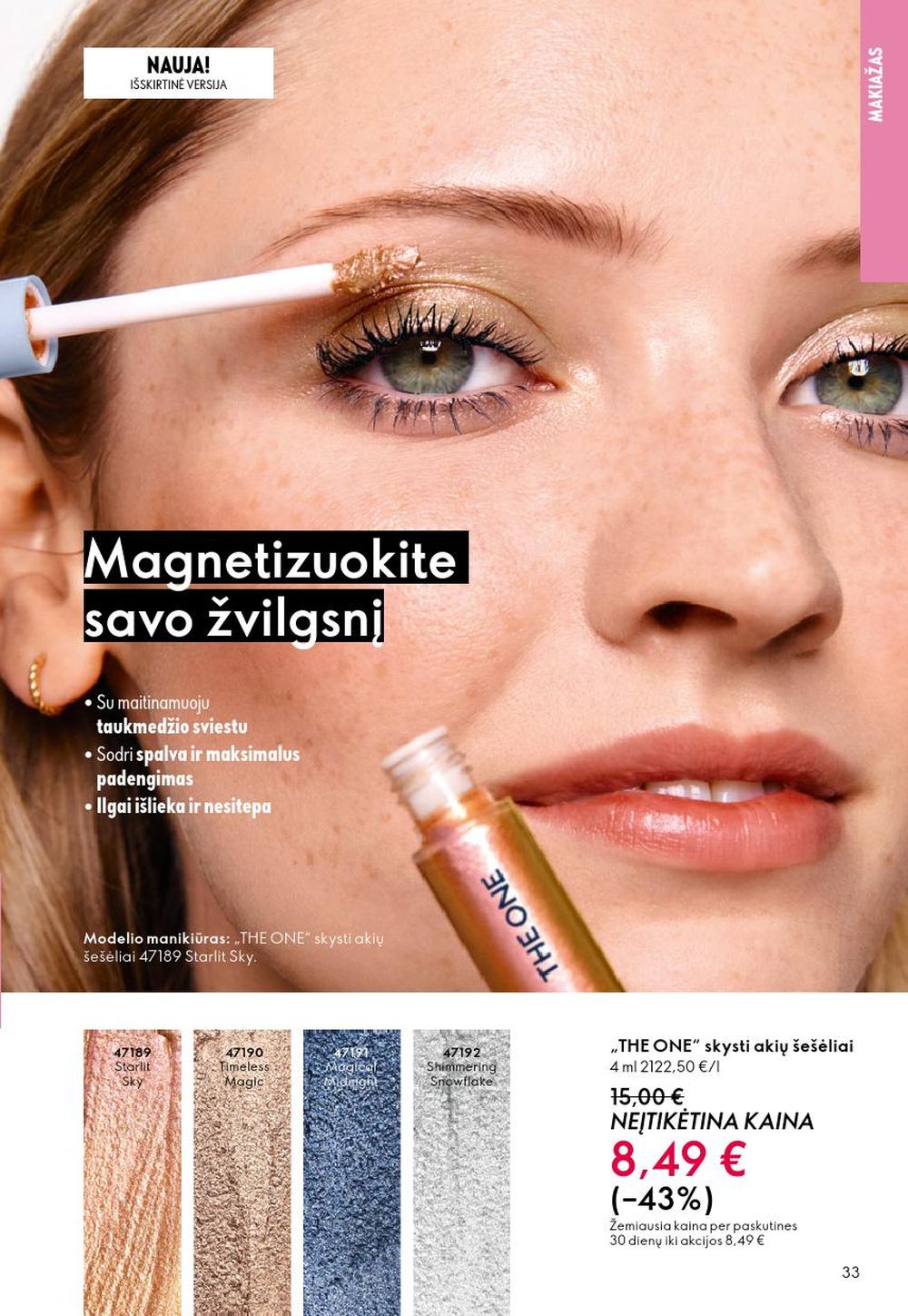 oriflame - ORIFLAME - Katalogas (2025 10 08 - 2025 10 28) - page: 33