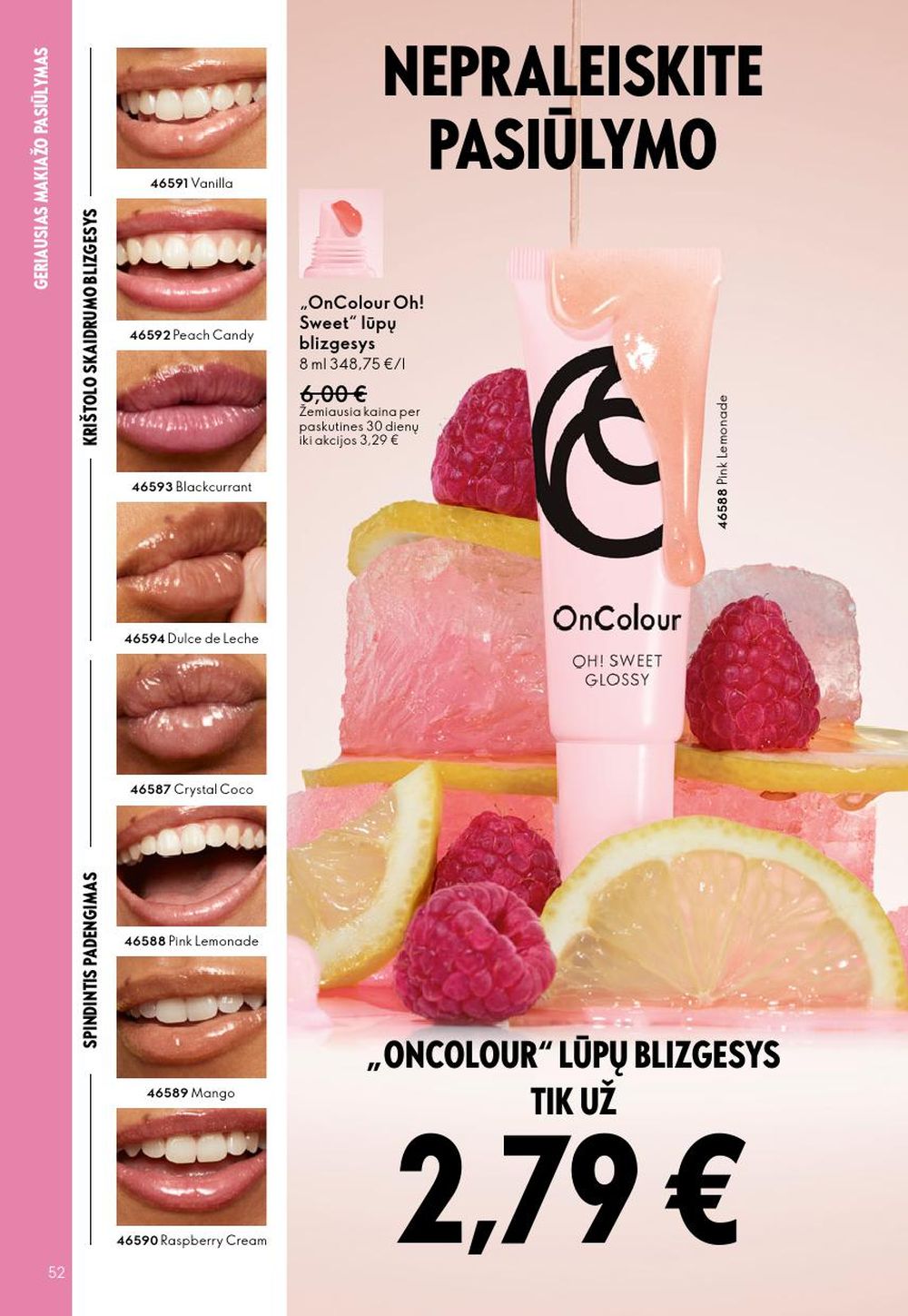 oriflame - ORIFLAME - Katalogas (2025 10 08 - 2025 10 28) - page: 52