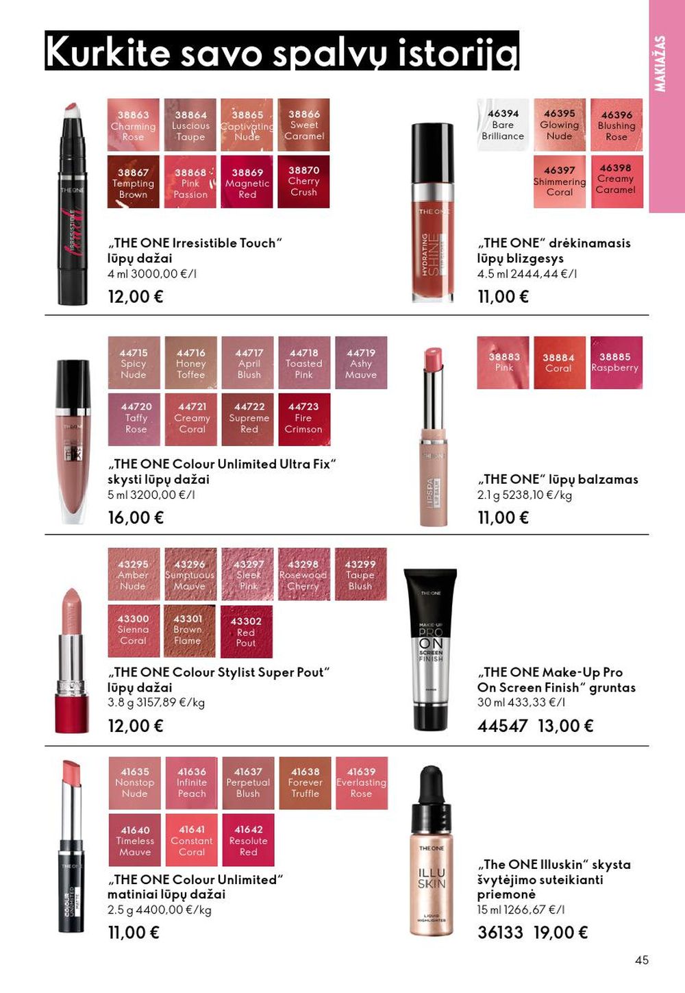 oriflame - ORIFLAME - Katalogas (2025 10 08 - 2025 10 28) - page: 45
