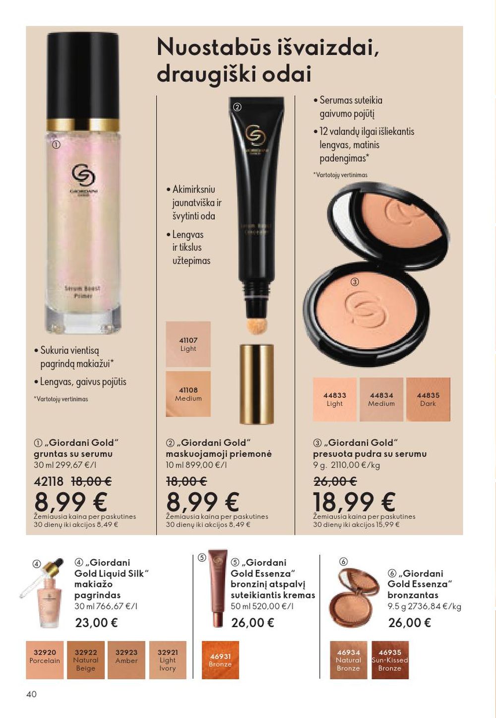 oriflame - ORIFLAME - Katalogas (2025 10 29 - 2025 11 18) - page: 40