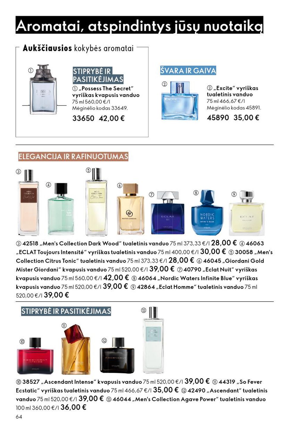oriflame - ORIFLAME - Katalogas (2025 11 19 - 2025 12 09) - page: 64