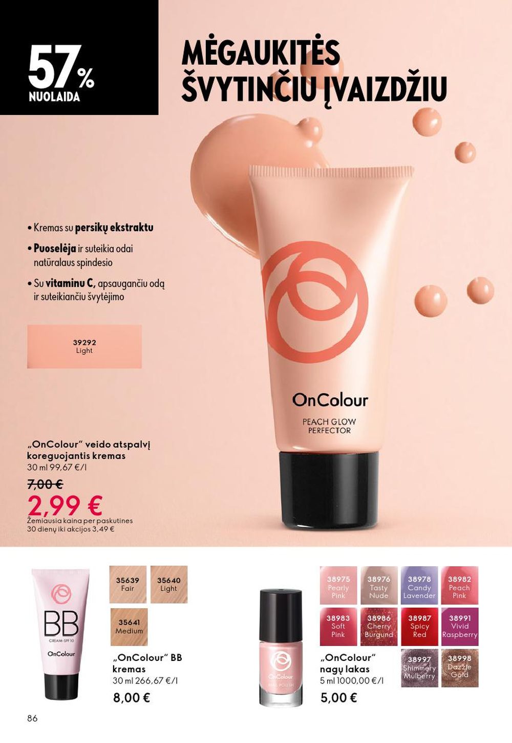 oriflame - ORIFLAME - Katalogas (2025 11 19 - 2025 12 09) - page: 86