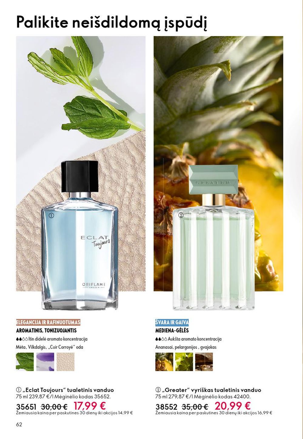 oriflame - ORIFLAME - Katalogas (2025 11 19 - 2025 12 09) - page: 62