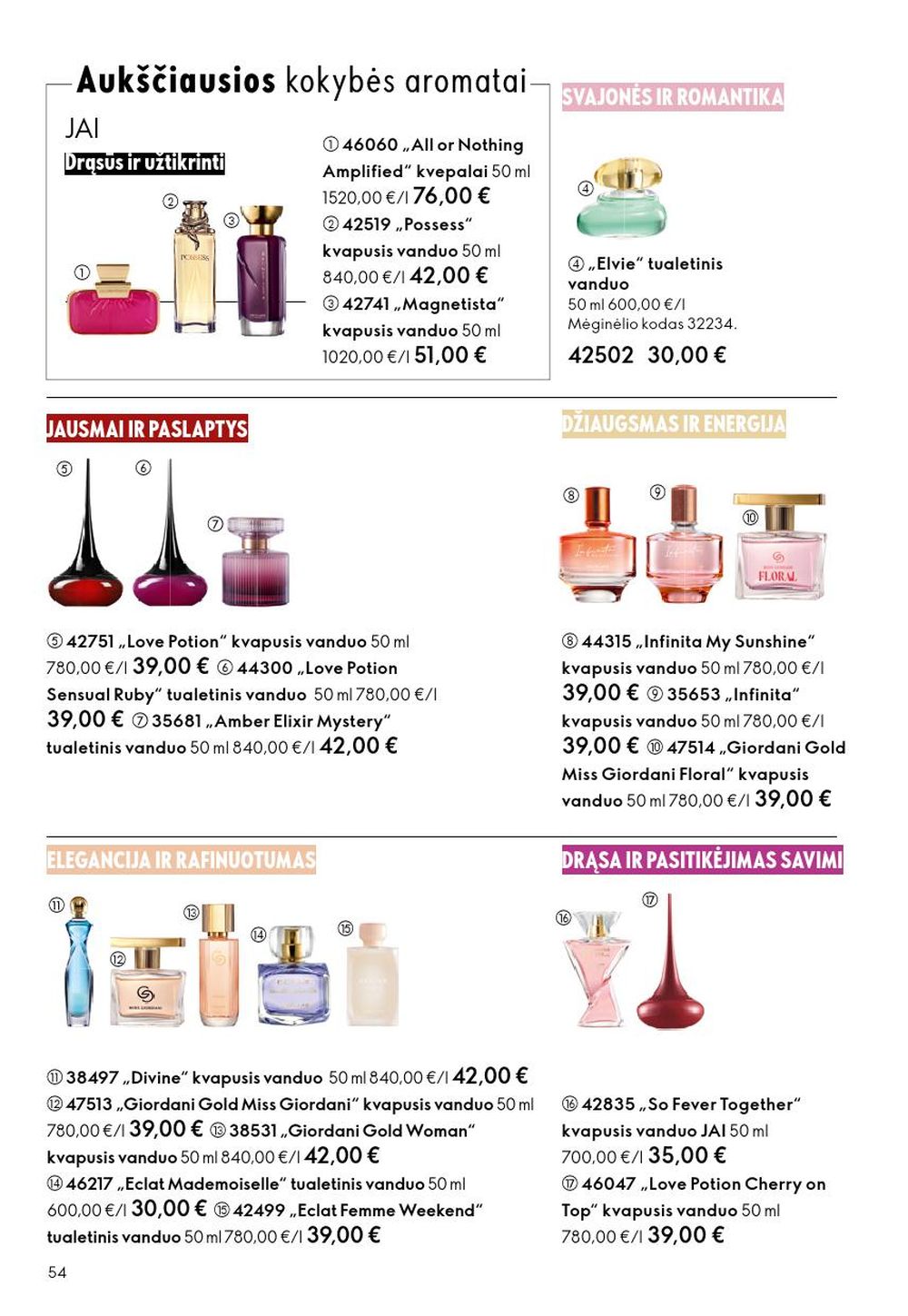 oriflame - ORIFLAME - Katalogas (2025 11 19 - 2025 12 09) - page: 54