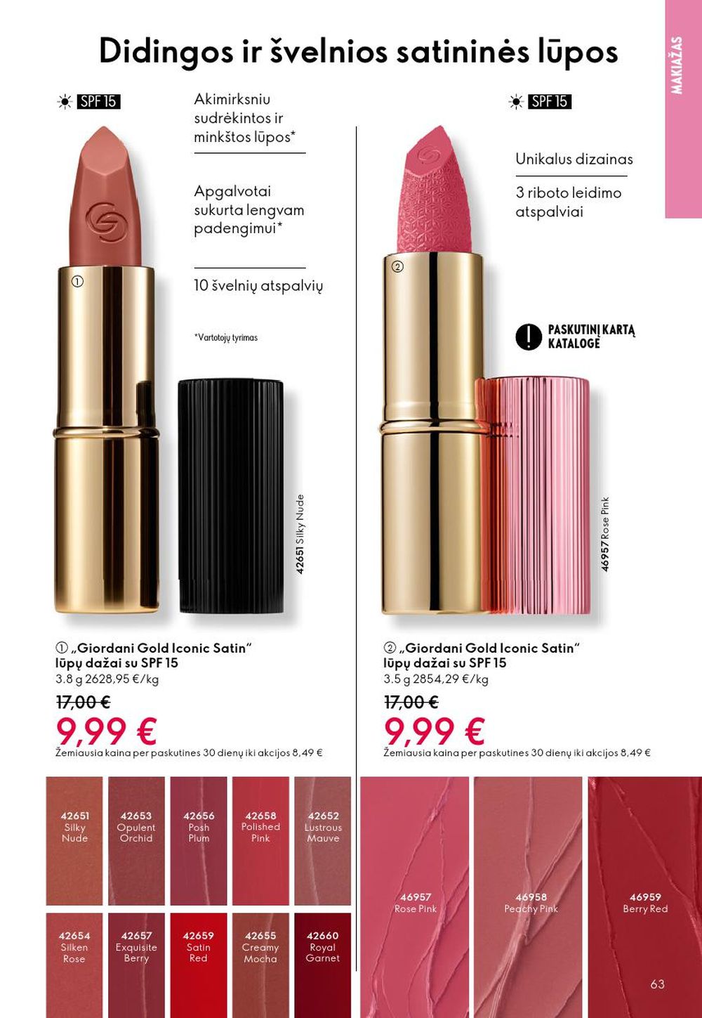 oriflame - ORIFLAME - Katalogas (2025 12 10 - 2025 12 30) - page: 63