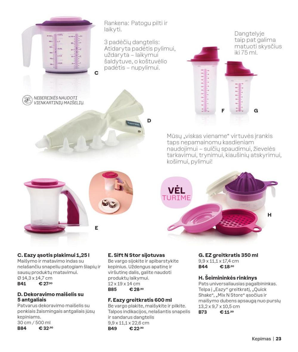 tupperware - TUPPERWARE - Ruduo/Žiema 2024/25 - page: 23 tupperware - TUPPERWARE - Ruduo/Žiema 2024/25 - page: 23