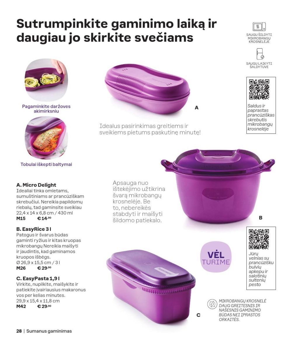 tupperware - TUPPERWARE - Ruduo/Žiema 2024/25 - page: 28 tupperware - TUPPERWARE - Ruduo/Žiema 2024/25 - page: 28