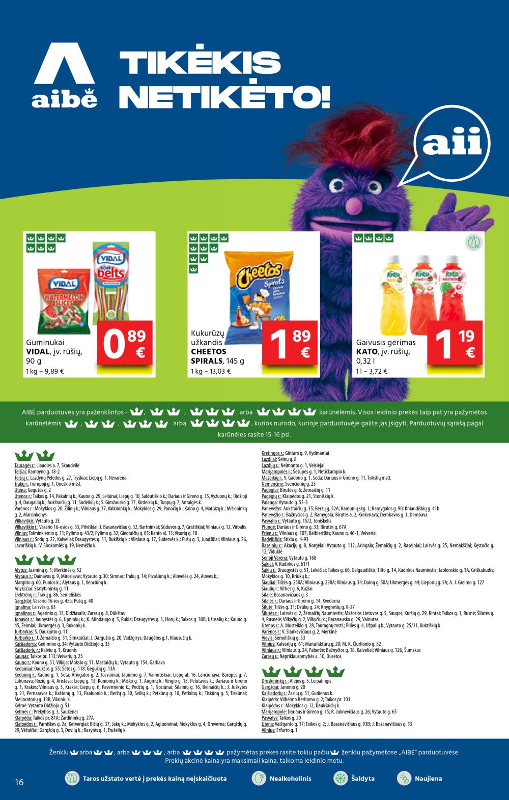 aibe - AIBĖ - Leidinys Nr.15 (2025 08 07 - 2025 08 19) - page: 16
