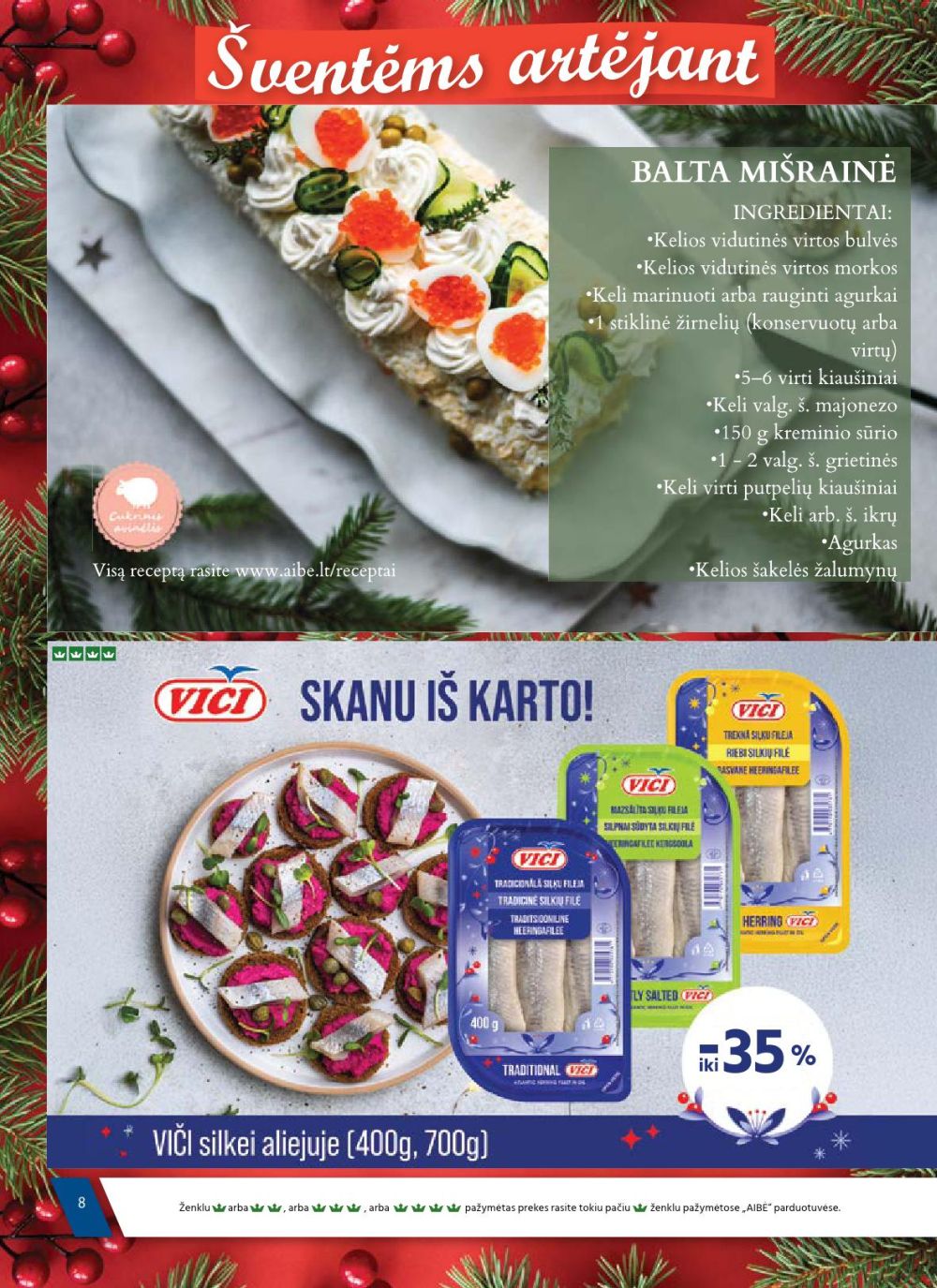aibe - AIBĖ - Leidinys Nr.24 (2025 12 18 - 2026 01 06) - page: 8