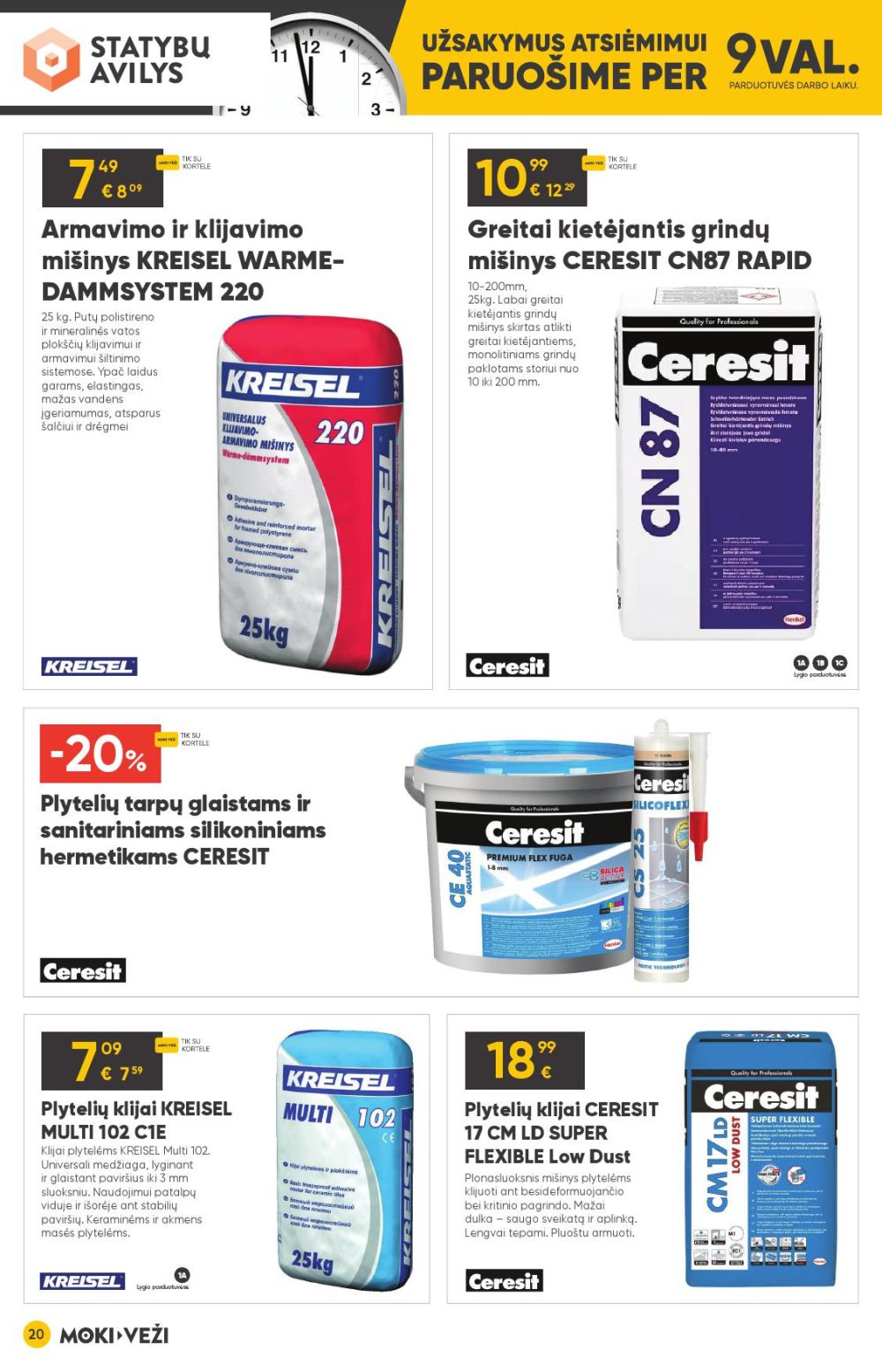 moki-vezi - MOKI - VEŽI - Leidinys Nr.11 (2025 10 16 - 2025 11 11) - page: 20