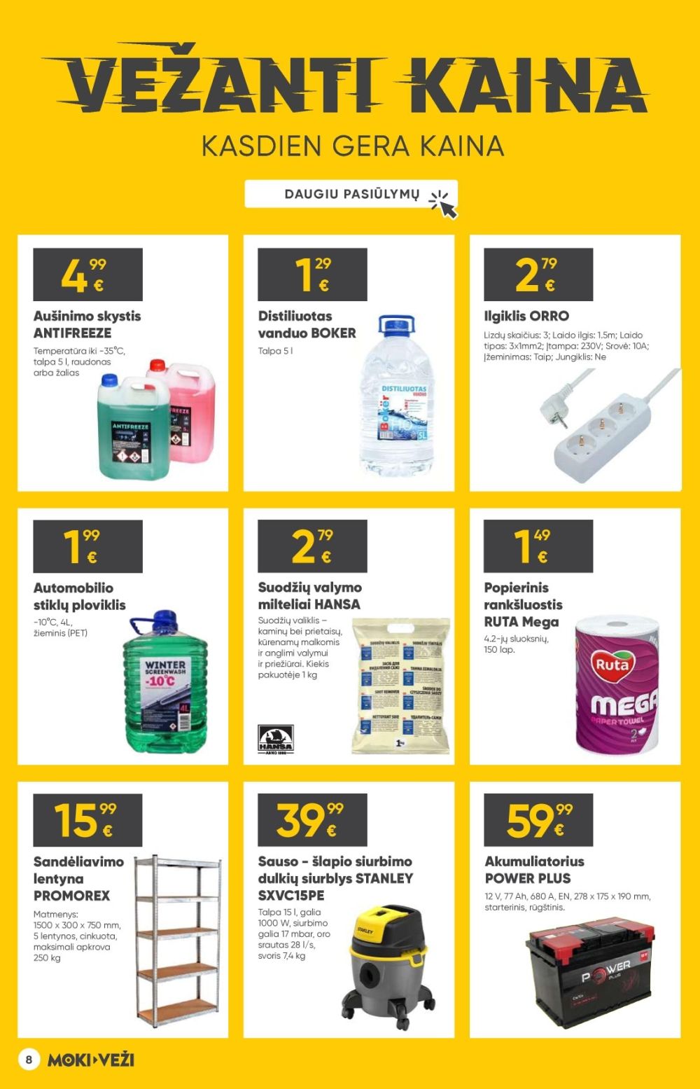 moki-vezi - MOKI - VEŽI - Leidinys Nr.1 (2028 01 08 - 2026 02 03) - page: 8