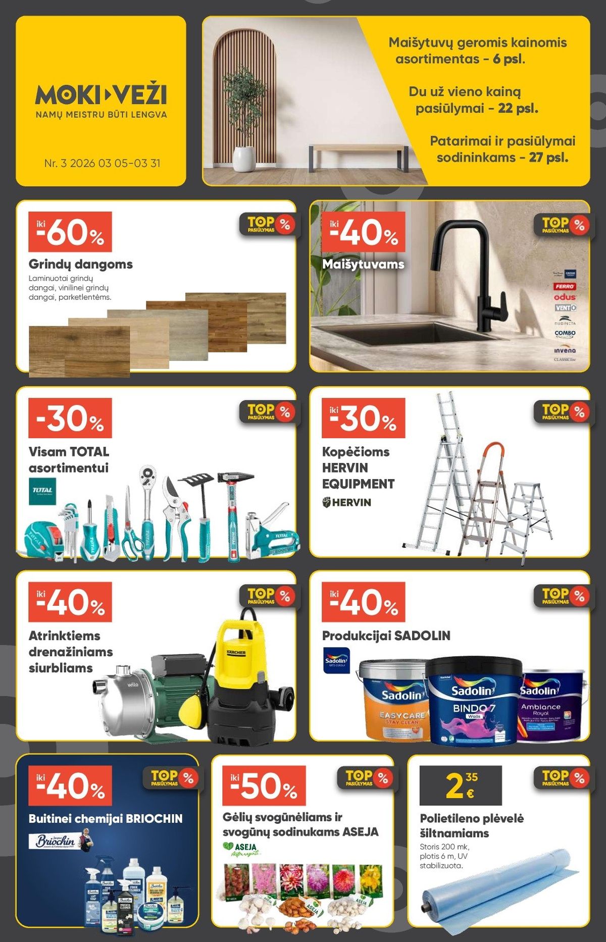 moki-vezi - MOKI - VEŽI - Leidinys Nr.3 (2028 03 05 - 2026 03 31) - page: 1