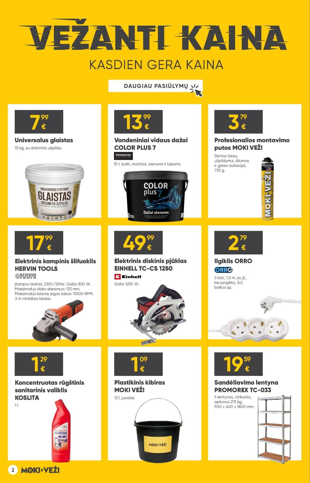 moki-vezi - MOKI - VEŽI - Leidinys Nr.3 (2028 03 05 - 2026 03 31) - page: 2