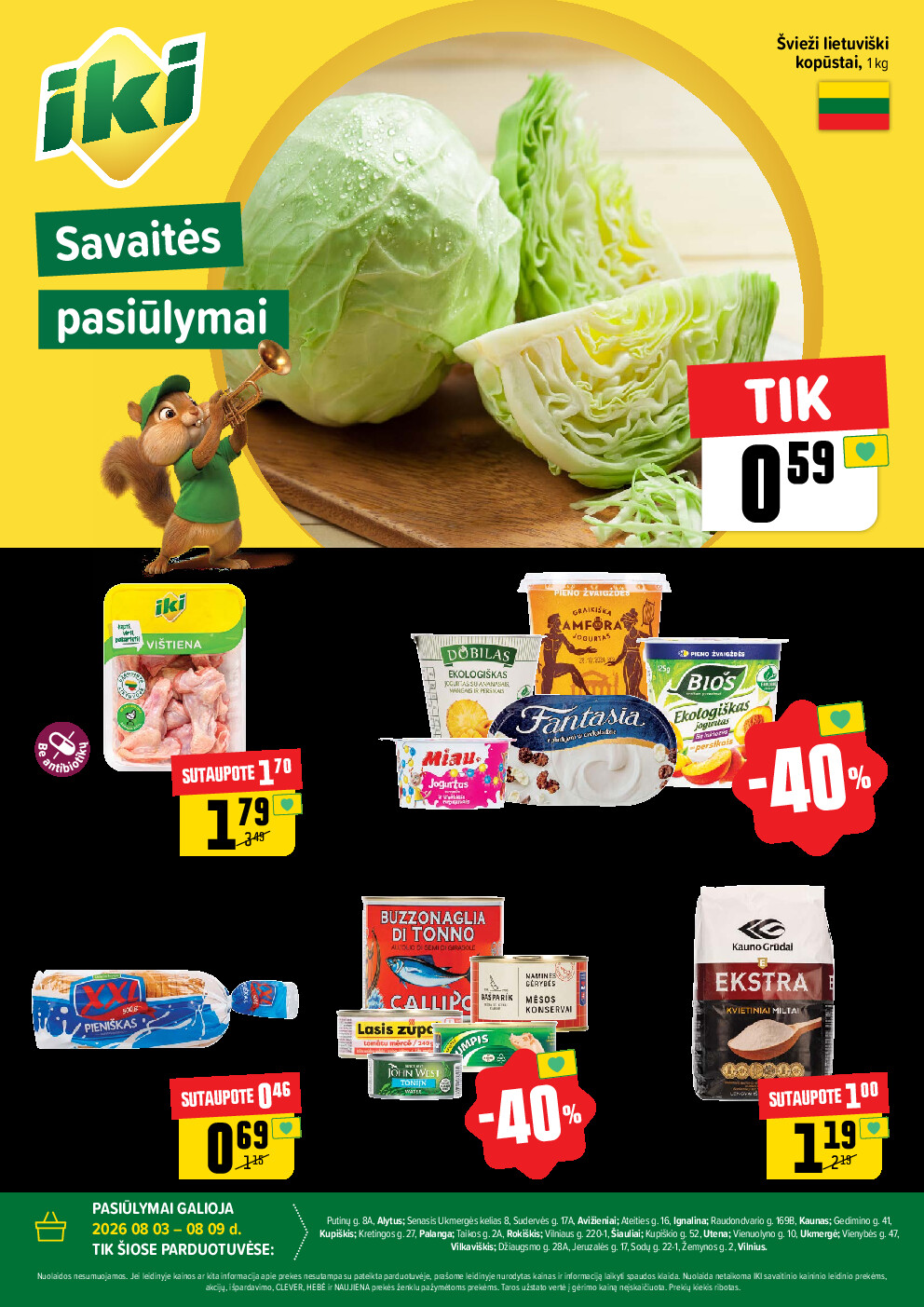 iki - Specialūs pasiūlymai IKI parduotuvės klientams (2026-08-03 - 2026-08-09)