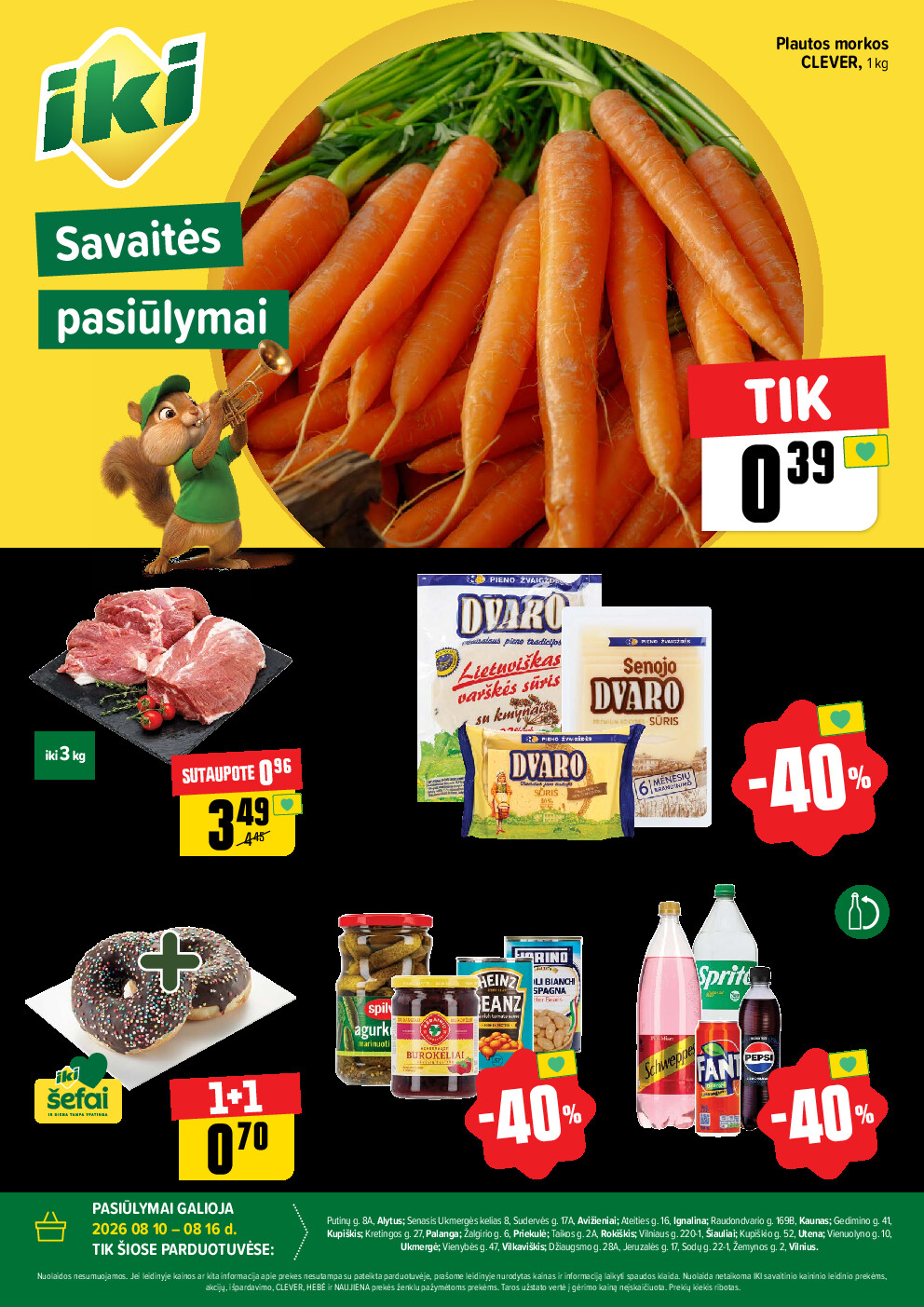 iki - Specialūs pasiūlymai IKI parduotuvės klientams (2026-08-10 - 2026-08-16)
