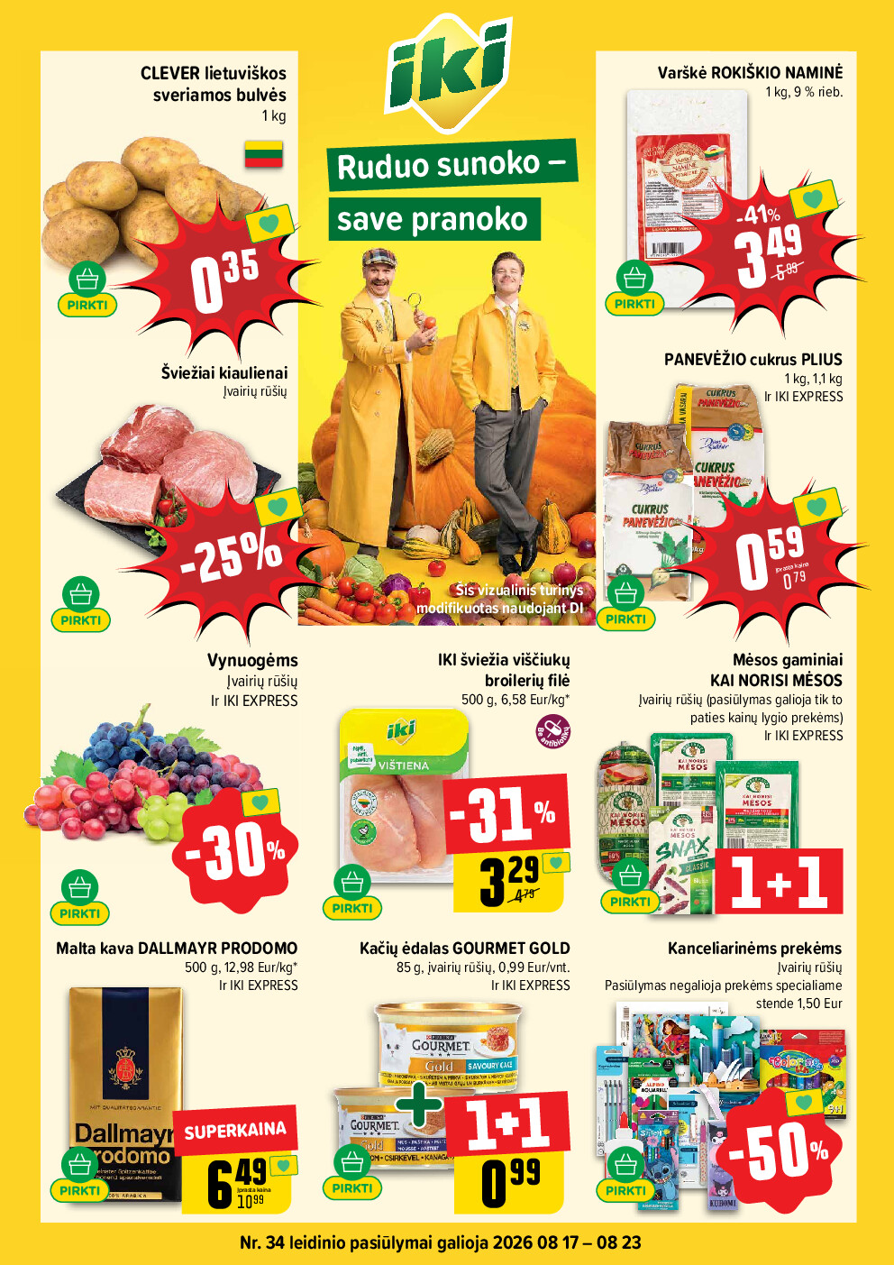 iki - IKI Kainų leidinys Nr. 34 (2026-08-17 - 2026-08-23)