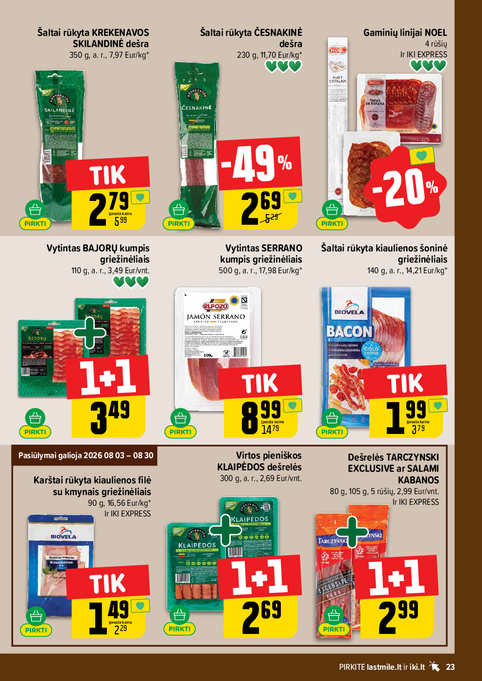 iki - IKI Kainų leidinys Nr. 34 (2026-08-17 - 2026-08-23) - page: 23