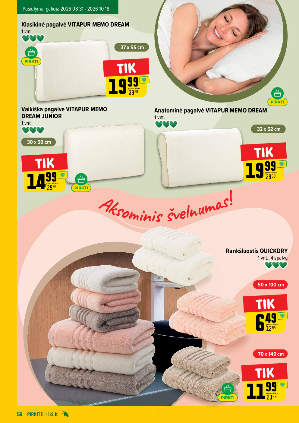 iki - IKI Kainų leidinys Nr. 39 (2026-09-21 - 2026-09-27) - page: 58