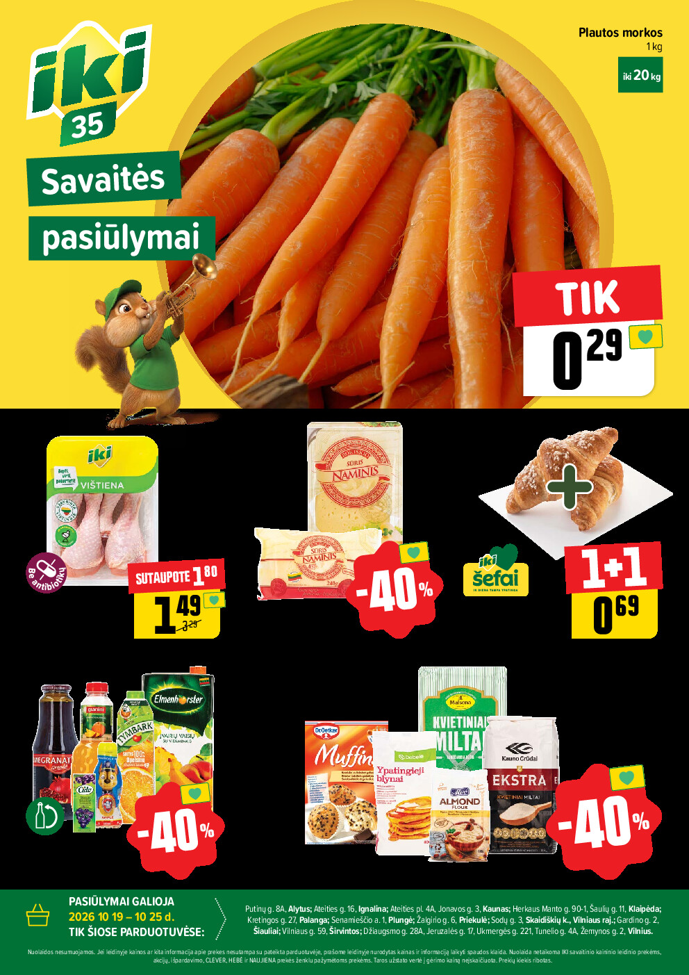 iki - Specialūs pasiūlymai IKI parduotuvės klientams (2026-10-19 - 2026-10-25)