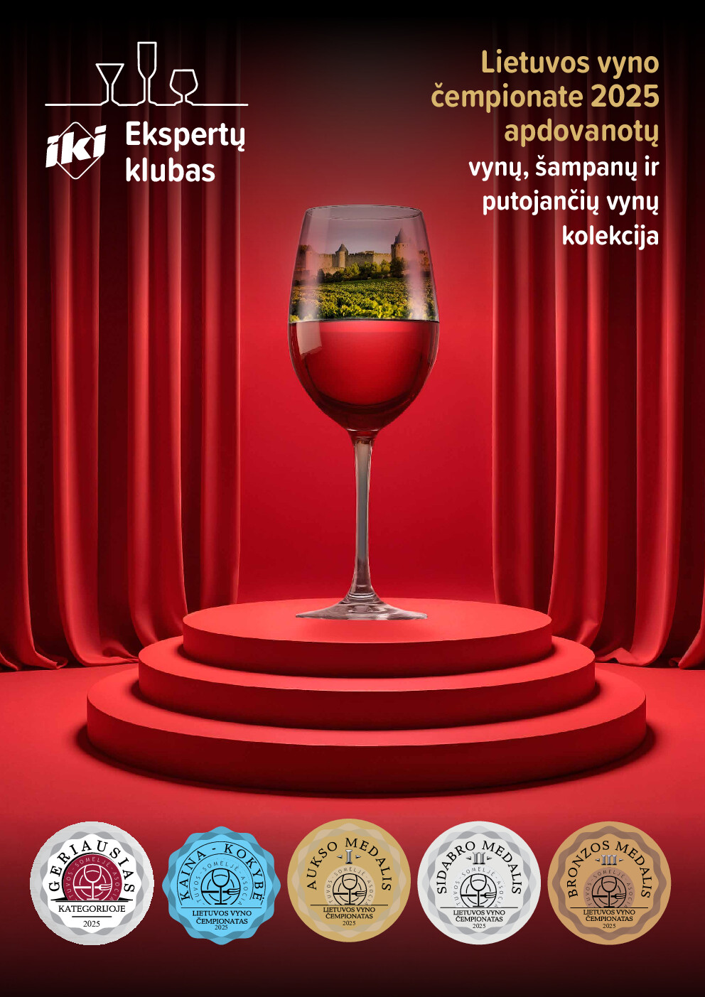 iki - IKI apdovanotų vynų ir šampanų kolekcija 2025
