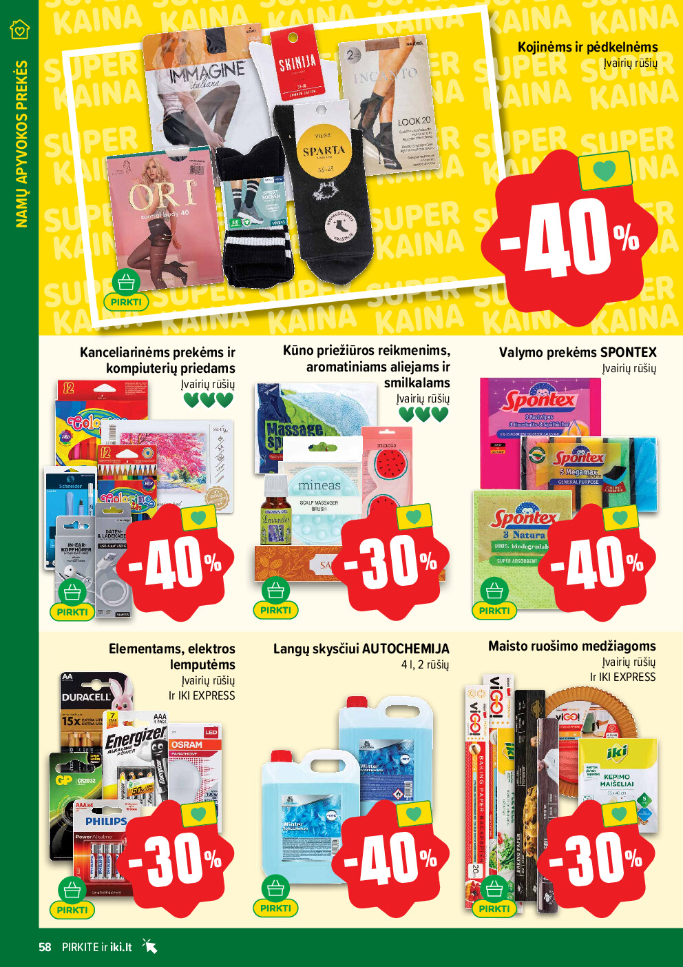 iki - IKI Kaininis leidinys Nr. 04 (2026-01-19 - 2026-01-25) - page: 58